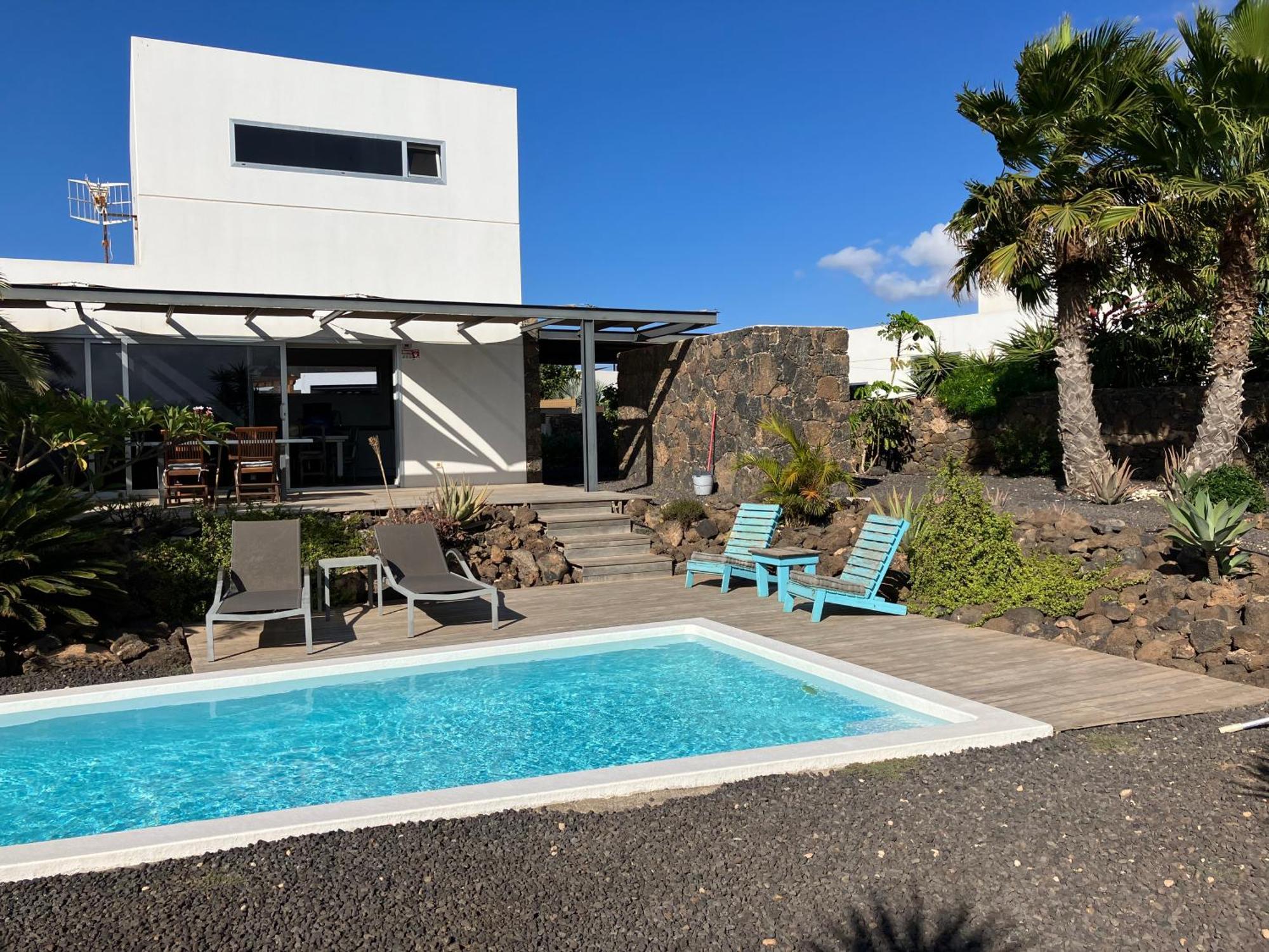 Majanicho Rock - Villa With Heated Pool Lajares Exteriör bild